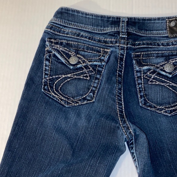 Silver Suki Surplus Women’s Bootcut Size Waist 28 Length 30 Denim Blue Jeans - Picture 8 of 15